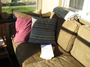 Kate\'s reading spot