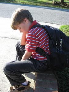 Woe is me...first day of fourth grade