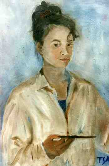 self portrait by W. Tsao